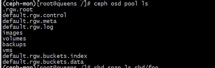 ceph中rbd的增量備份和恢復